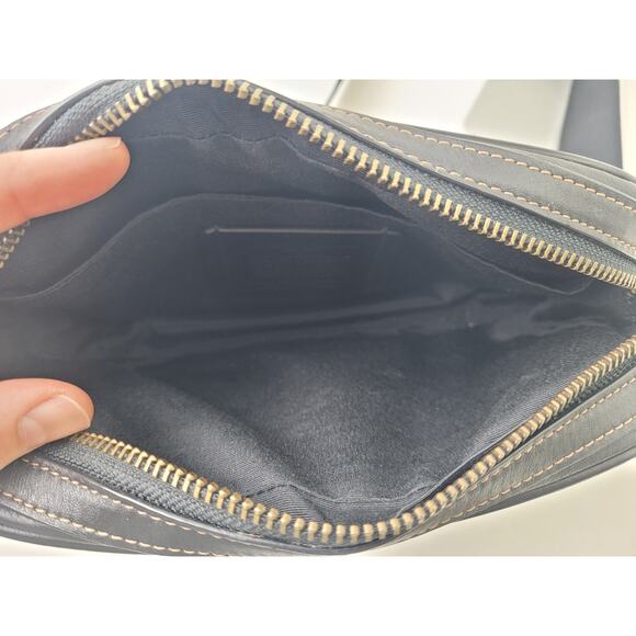 Coach Graham Unisex Black Crossbody Bag Calf Leather Retail $328 - Picture 11 of 12